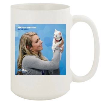 Mikaela Shiffrin 15oz White Mug