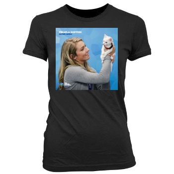 Mikaela Shiffrin Women's Junior Cut Crewneck T-Shirt