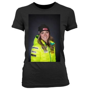 Mikaela Shiffrin Women's Junior Cut Crewneck T-Shirt