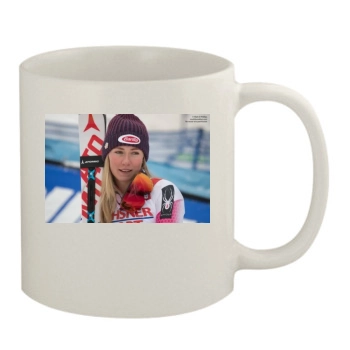 Mikaela Shiffrin 11oz White Mug