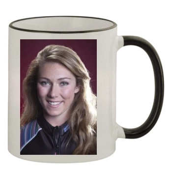 Mikaela Shiffrin 11oz Colored Rim & Handle Mug