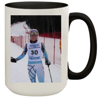 Mikaela Shiffrin 15oz Colored Inner & Handle Mug