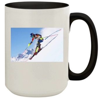 Mikaela Shiffrin 15oz Colored Inner & Handle Mug