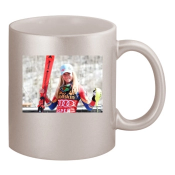 Mikaela Shiffrin 11oz Metallic Silver Mug