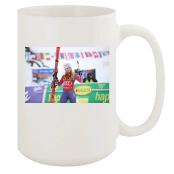 Mikaela Shiffrin 15oz White Mug