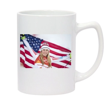 Mikaela Shiffrin 14oz White Statesman Mug