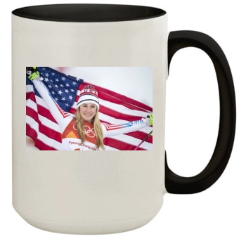 Mikaela Shiffrin 15oz Colored Inner & Handle Mug