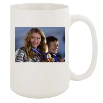 Mikaela Shiffrin 15oz White Mug