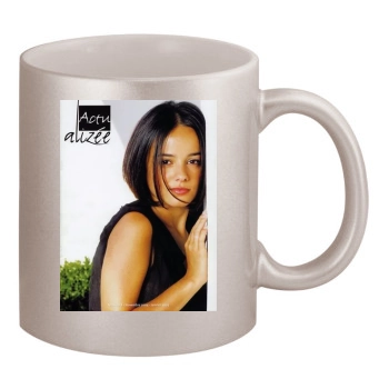 Alizee 11oz Metallic Silver Mug