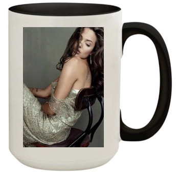 Angelina Jolie 15oz Colored Inner & Handle Mug