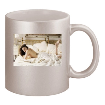 Angelina Jolie 11oz Metallic Silver Mug