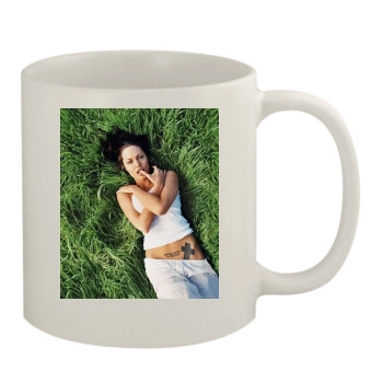 Angelina Jolie 11oz White Mug