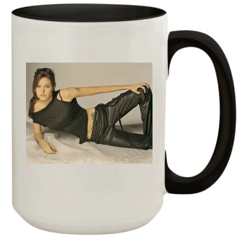 Angelina Jolie 15oz Colored Inner & Handle Mug