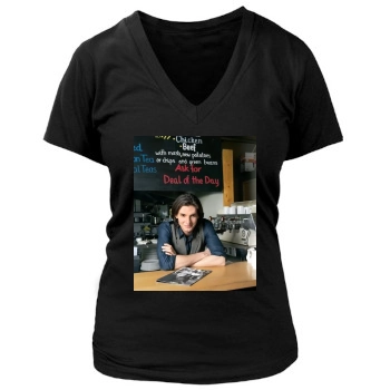 Ben Barnes Women's Deep V-Neck TShirt