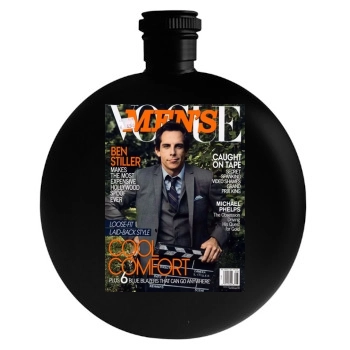 Ben Stiller Round Flask