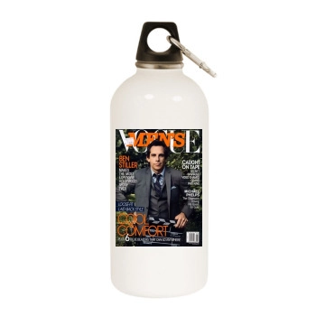 Ben Stiller White Water Bottle With Carabiner