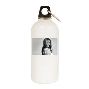 Blake Lively White Water Bottle With Carabiner