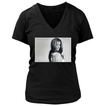 Blake Lively Women's Deep V-Neck TShirt