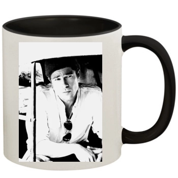 Brad Pitt 11oz Colored Inner & Handle Mug