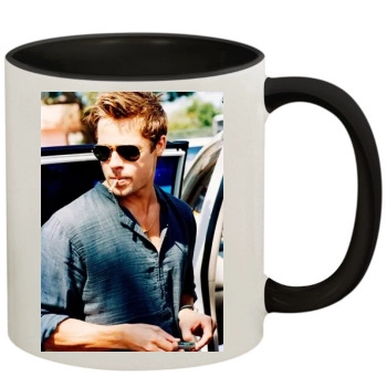 Brad Pitt 11oz Colored Inner & Handle Mug