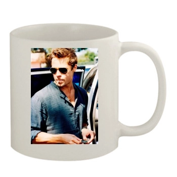 Brad Pitt 11oz White Mug