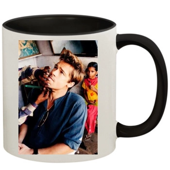 Brad Pitt 11oz Colored Inner & Handle Mug