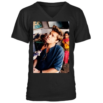 Brad Pitt Men's V-Neck T-Shirt