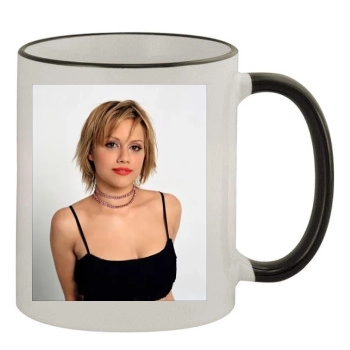 Brittany Murphy 11oz Colored Rim & Handle Mug