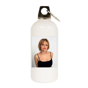 Brittany Murphy White Water Bottle With Carabiner