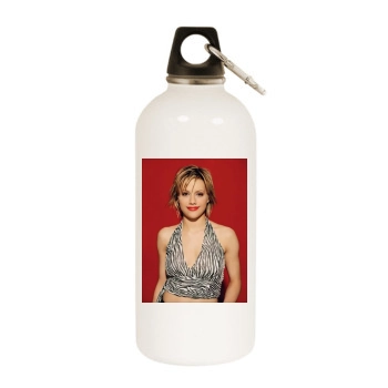 Brittany Murphy White Water Bottle With Carabiner