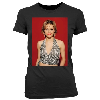 Brittany Murphy Women's Junior Cut Crewneck T-Shirt