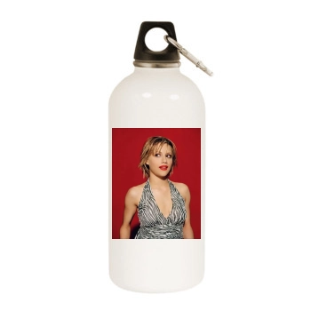 Brittany Murphy White Water Bottle With Carabiner