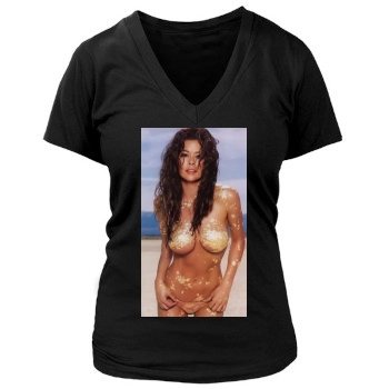 Brooke Burke Women's Deep V-Neck TShirt