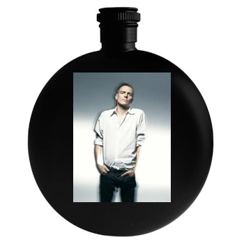 Bryan Adams Round Flask