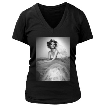 Bryce Dallas Howard Women's Deep V-Neck TShirt