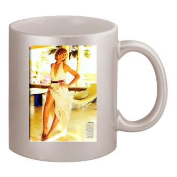 Cameron Diaz 11oz Metallic Silver Mug