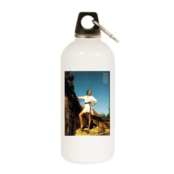 Cameron Diaz White Water Bottle With Carabiner