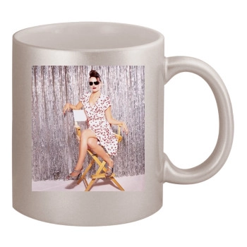 Camilla Belle 11oz Metallic Silver Mug