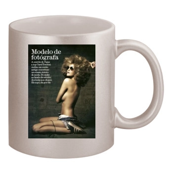 Caroline Trentini 11oz Metallic Silver Mug