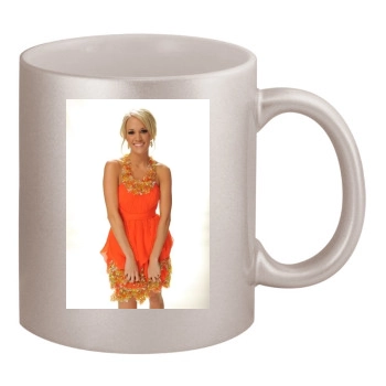 Carrie Underwood 11oz Metallic Silver Mug