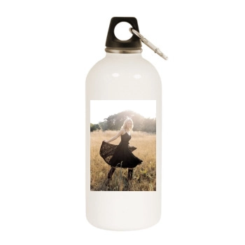 Carrie Underwood White Water Bottle With Carabiner