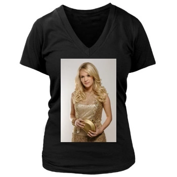 Carrie Underwood Women's Deep V-Neck TShirt