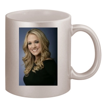 Carrie Underwood 11oz Metallic Silver Mug