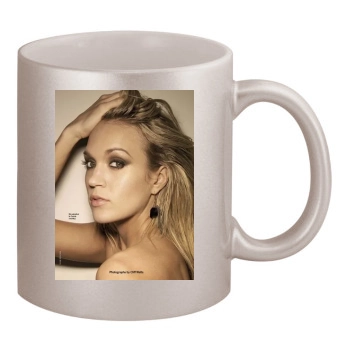 Carrie Underwood 11oz Metallic Silver Mug