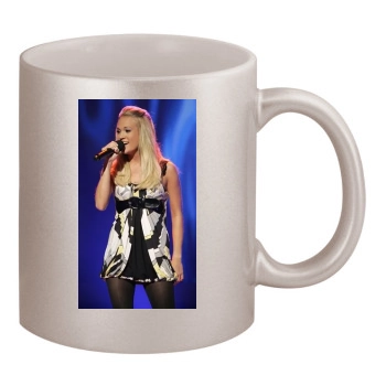 Carrie Underwood 11oz Metallic Silver Mug