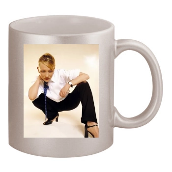 Cate Blanchett 11oz Metallic Silver Mug