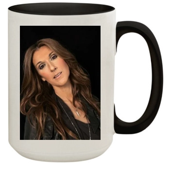 Celine Dion 15oz Colored Inner & Handle Mug