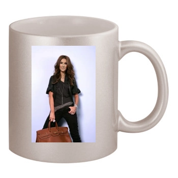 Celine Dion 11oz Metallic Silver Mug