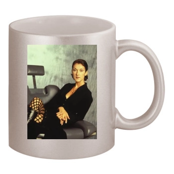 Celine Dion 11oz Metallic Silver Mug