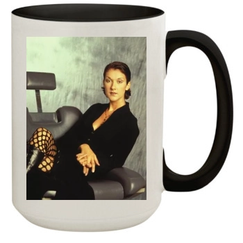 Celine Dion 15oz Colored Inner & Handle Mug